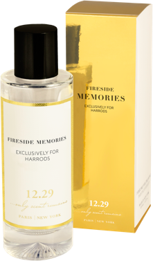 12.29 co-branded with Harrods to release an exclusive Christmas Scent - - - 12.29 uses scent diffusers to scent Harrods’ Annual Christmas floor with Fireside Memories (available in a candle or roomspray), and elevate the luxury retail experience. The scent embodies the feeling of a European Christmas